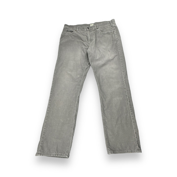 JCrew Pants Adult 39x31 Gray Corduroy Mens Straight Leg Cotton - Picture 1 of 7